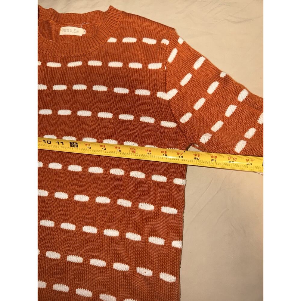 Orange Fall Orange Sweater Roolee Medium - Picture 7 of 8